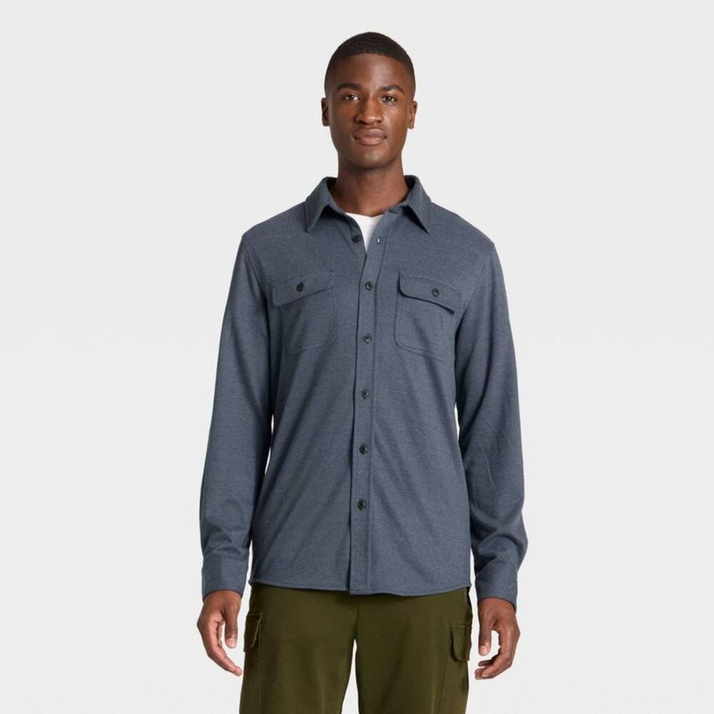 Men's Comfort Soft Shirt - Goodfellow & Co Dark Blue S